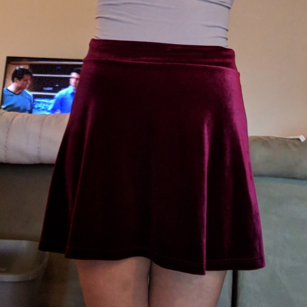 Velvet skirt
